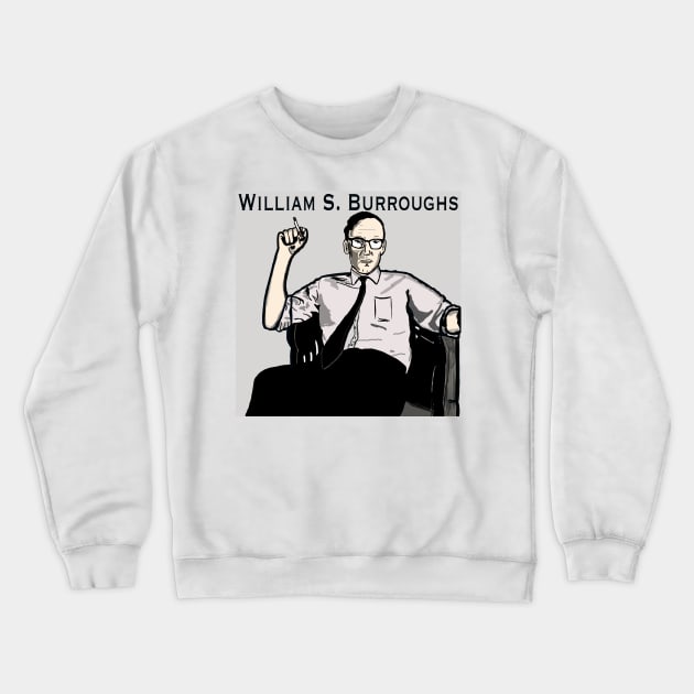 William Burroughs Crewneck Sweatshirt by TL Bugg